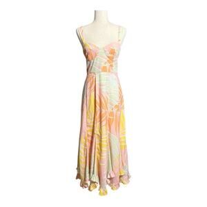 Hutch Soft Pastel Maxi Dress Size 8  KK0720